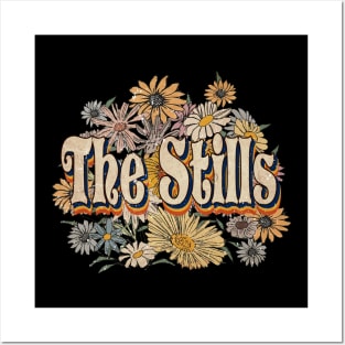 Retro The Stills Name Flowers Limited Edition Classic Styles Posters and Art